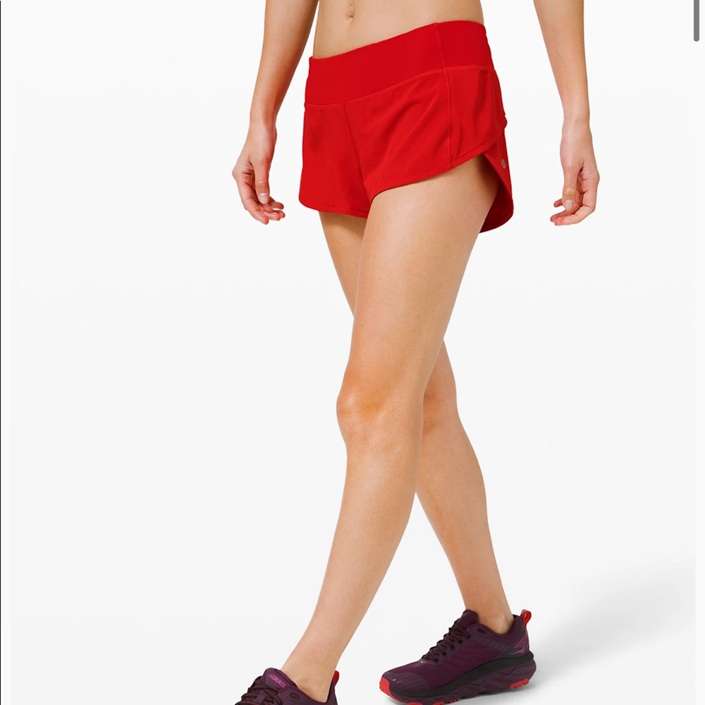 Lululemon speed up short size 2